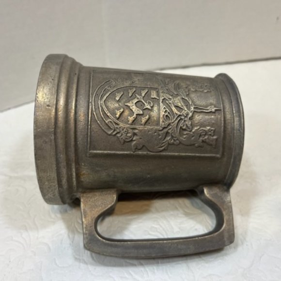 VTG 1960's RWP Wilton Pewter Stein Mug Coat of Arms/Crest USA - Picture 2 of 8